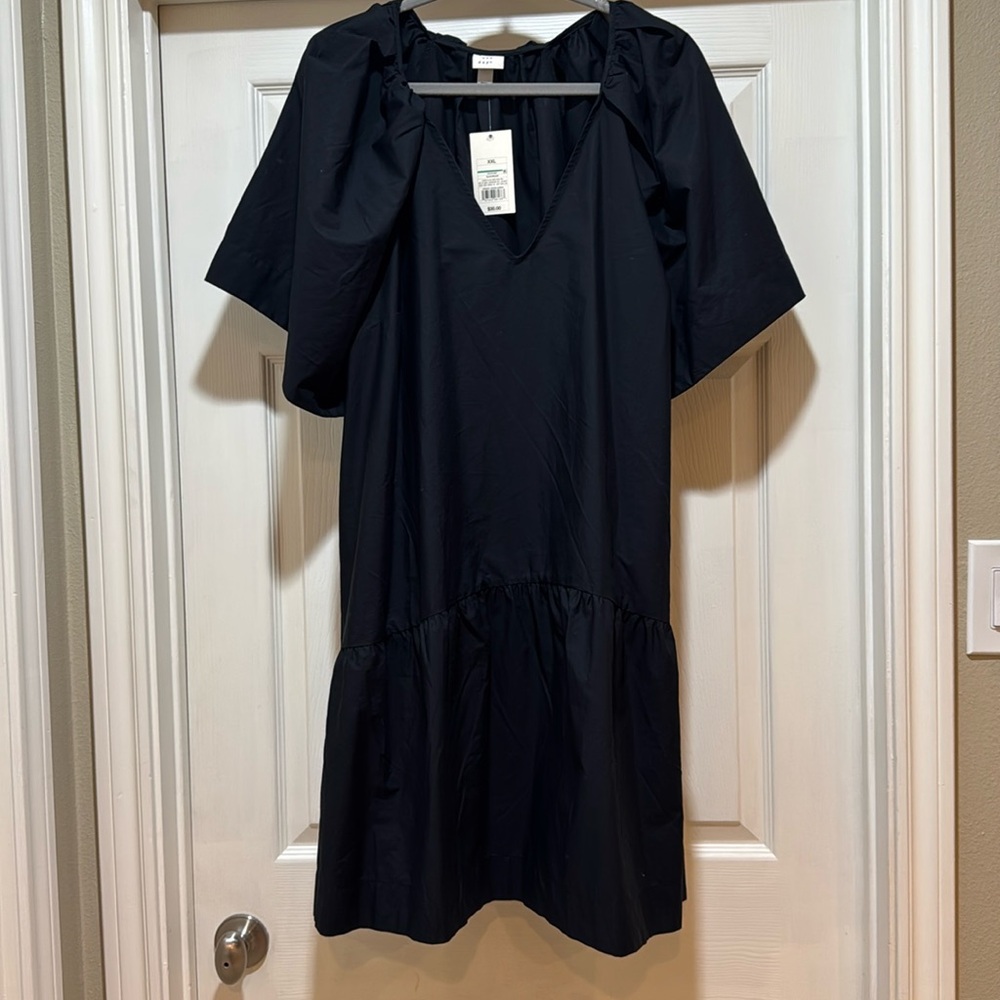 A New Day Black bell sleeve dress